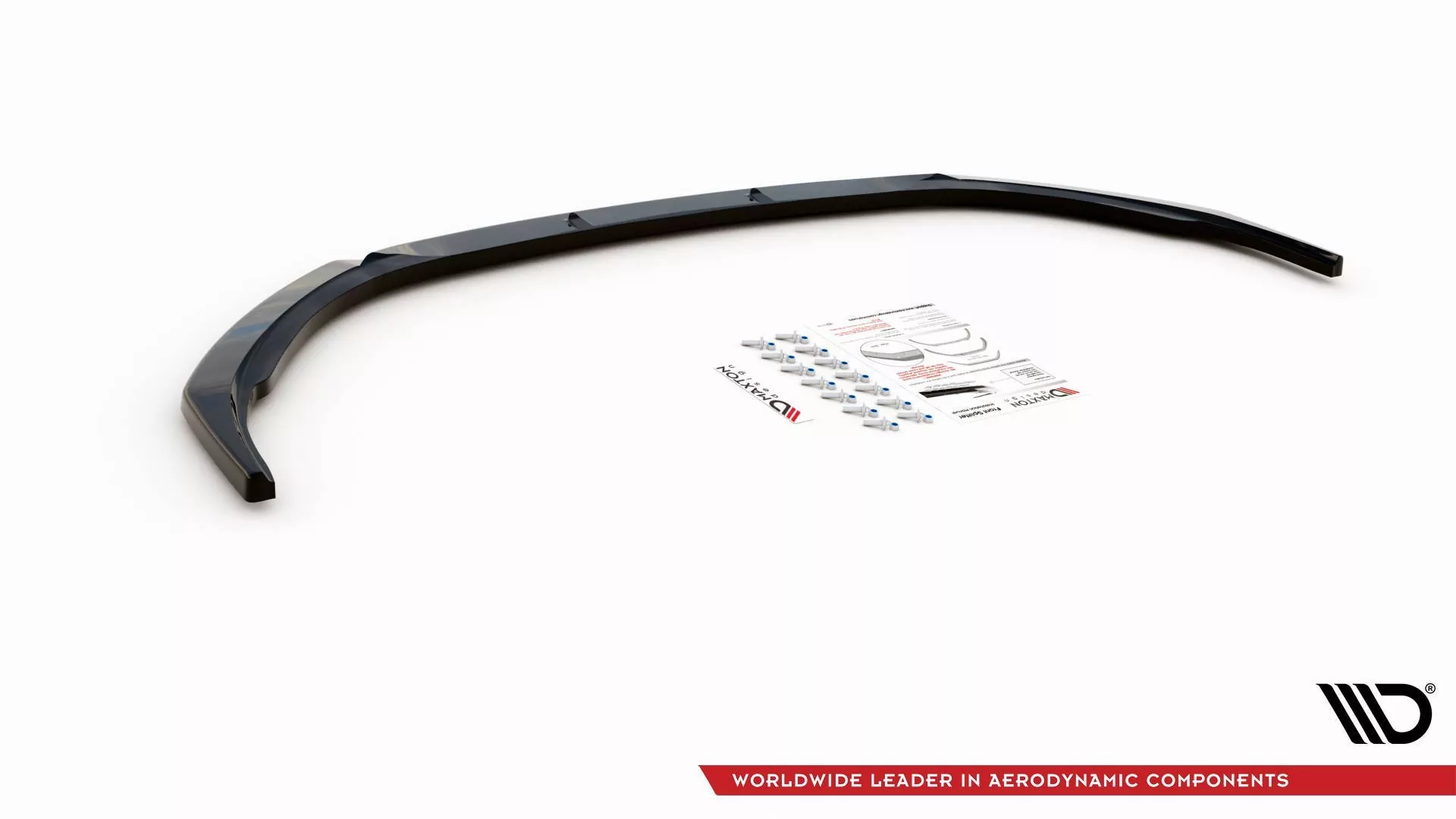 Front Ansatz V.2 Für Peugeot 308 GT Mk2 Facelift Schwarz Hochglanz