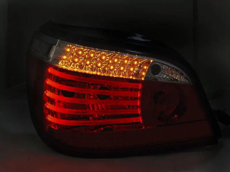 Led Tail Lights Red White Seq Fits Bmw E60 Lci 03.07-12.09   