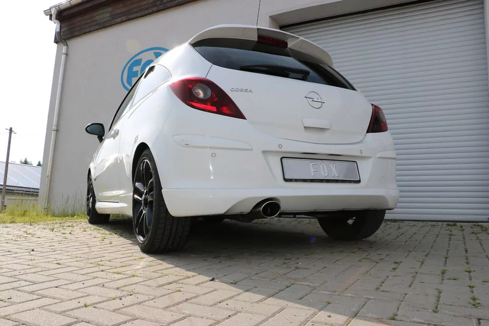 Opel Corsa D - Sportheck und OPC Line  Endschalldämpfer - 115x85 Typ 32