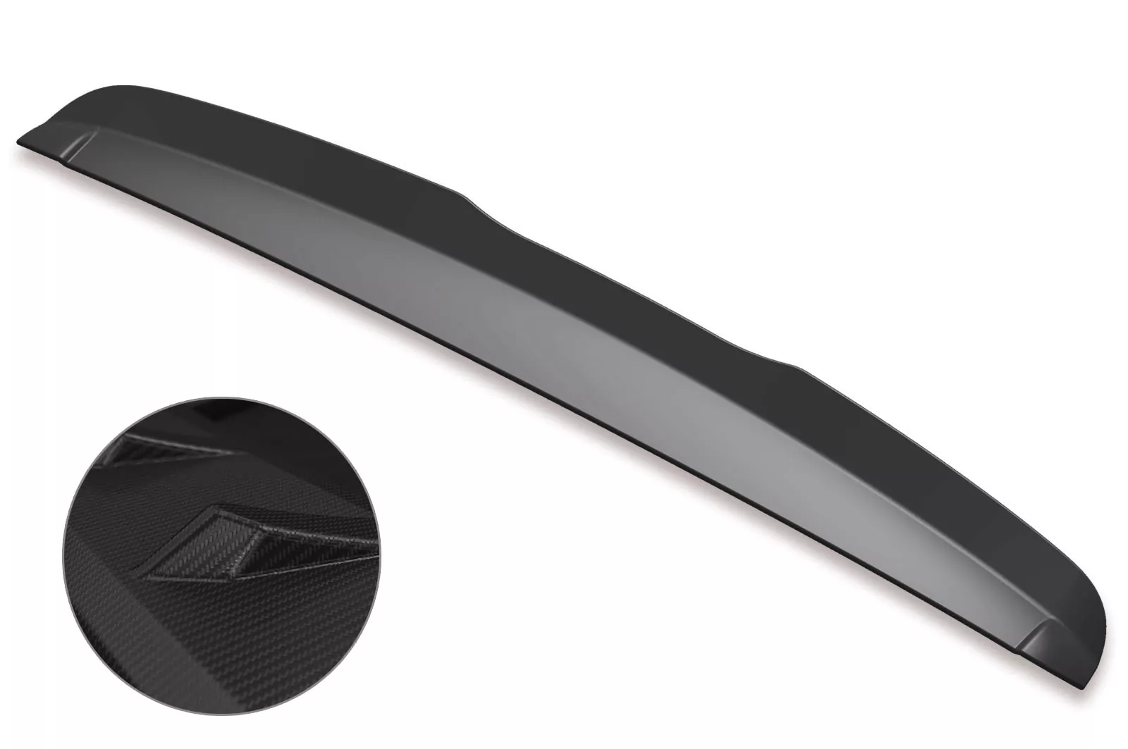 Heckflügel mit ABE für VW Touran / Touran GP HF627-M Carbon Look (matt)