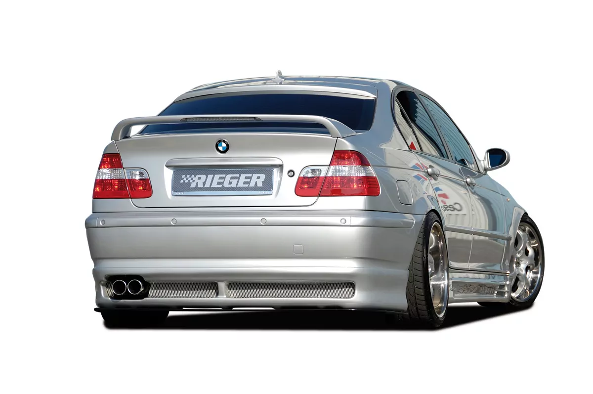 Rieger Heckscheibenblende für BMW 3er E46 | Lim. 02.02- (ab Facelift) nur in Verbindung mit Heckflügel mit 3. Bremsl.