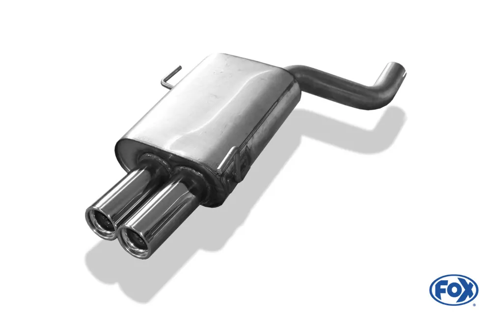 Audi 80 Typ B4 quattro  Endschalldämpfer - 2x76 Typ 13