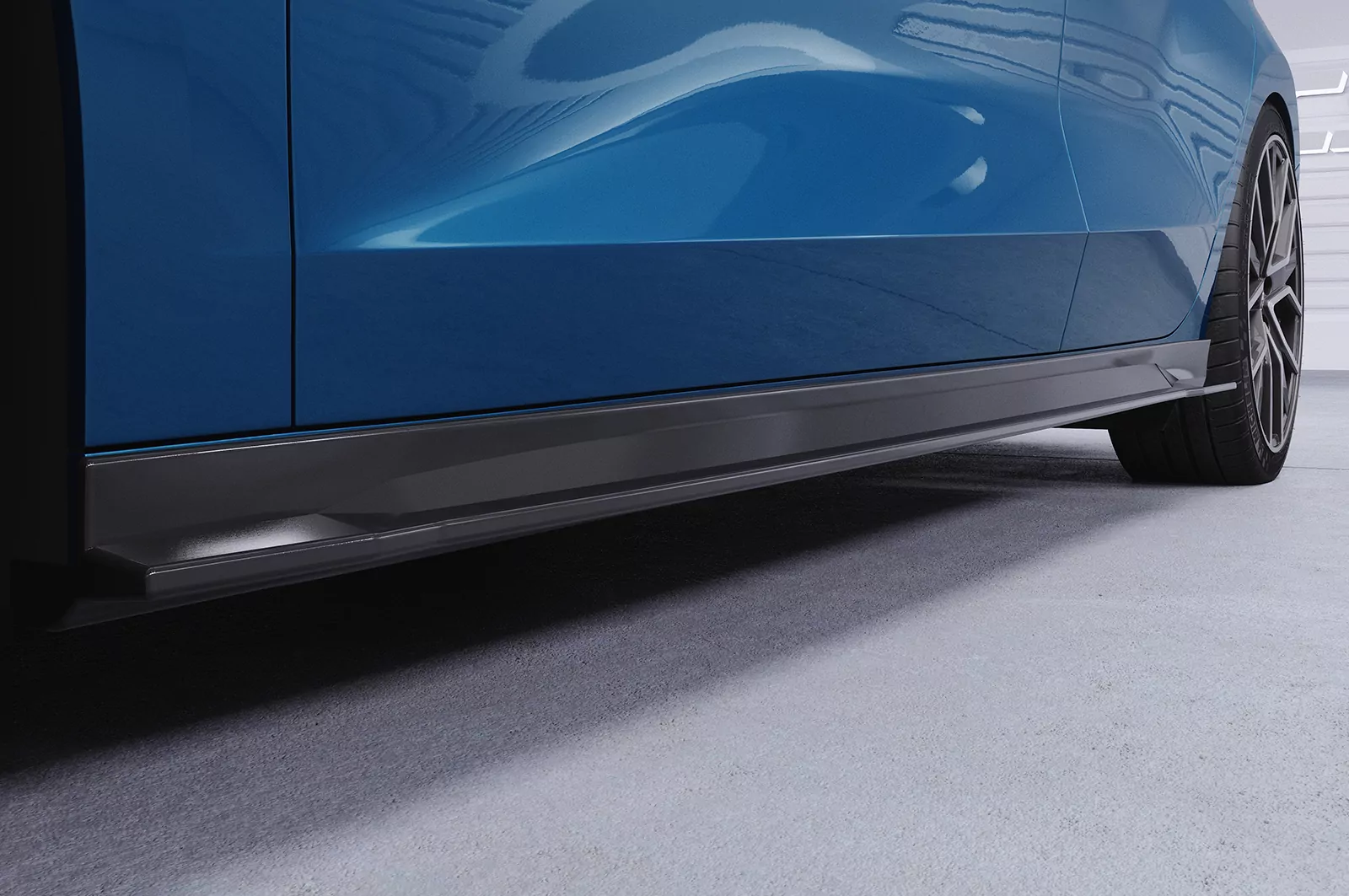 Seitenschweller für Audi A3 (8Y) SS528 Schwarz Strukturiert