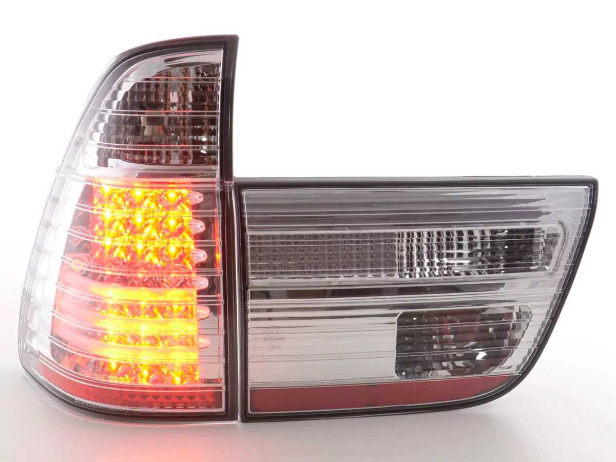 LED Rückleuchten Set BMW X5 E53 Bj. 98-02 chrom