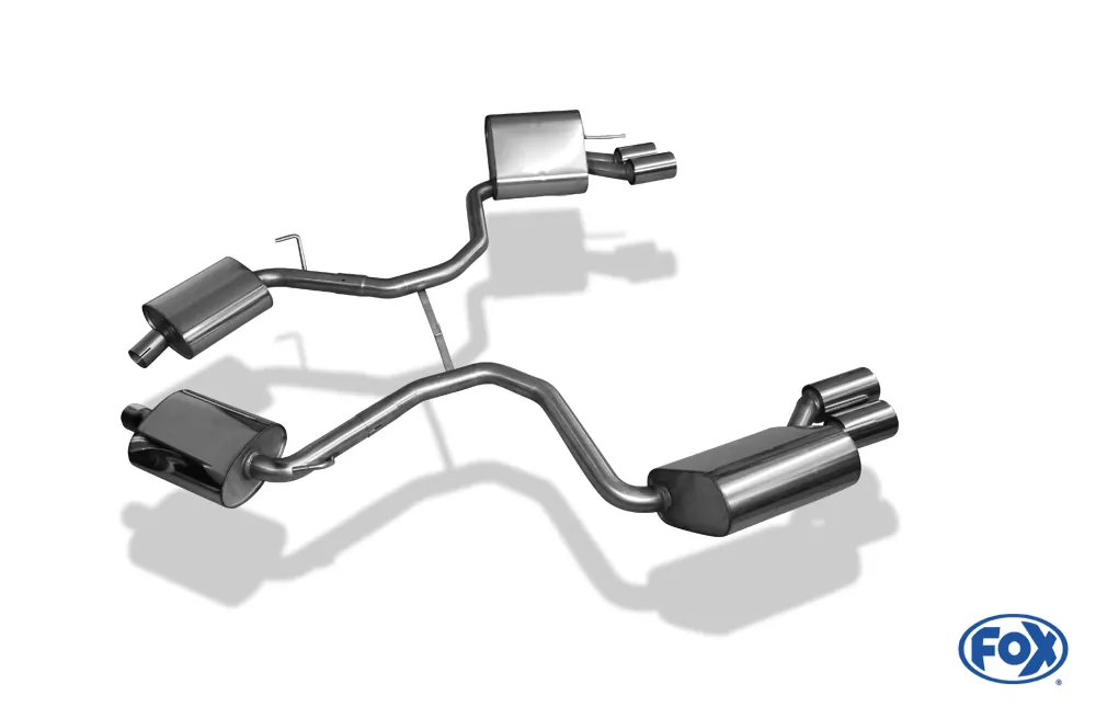 Mercedes SL Typ 230  Endschalldämpfer rechts/links - 2x80 Typ 13 rechts/links