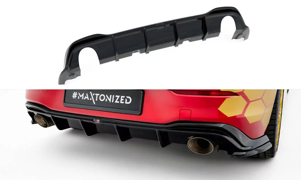 Diffusor Heck Ansatz Für Volkswagen Golf GTI Clubsport Mk8 Facelift