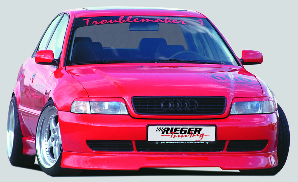 Rieger Spoilerlippe für Audi A4 (B5) - Lim. 99-12.00 carbon optik