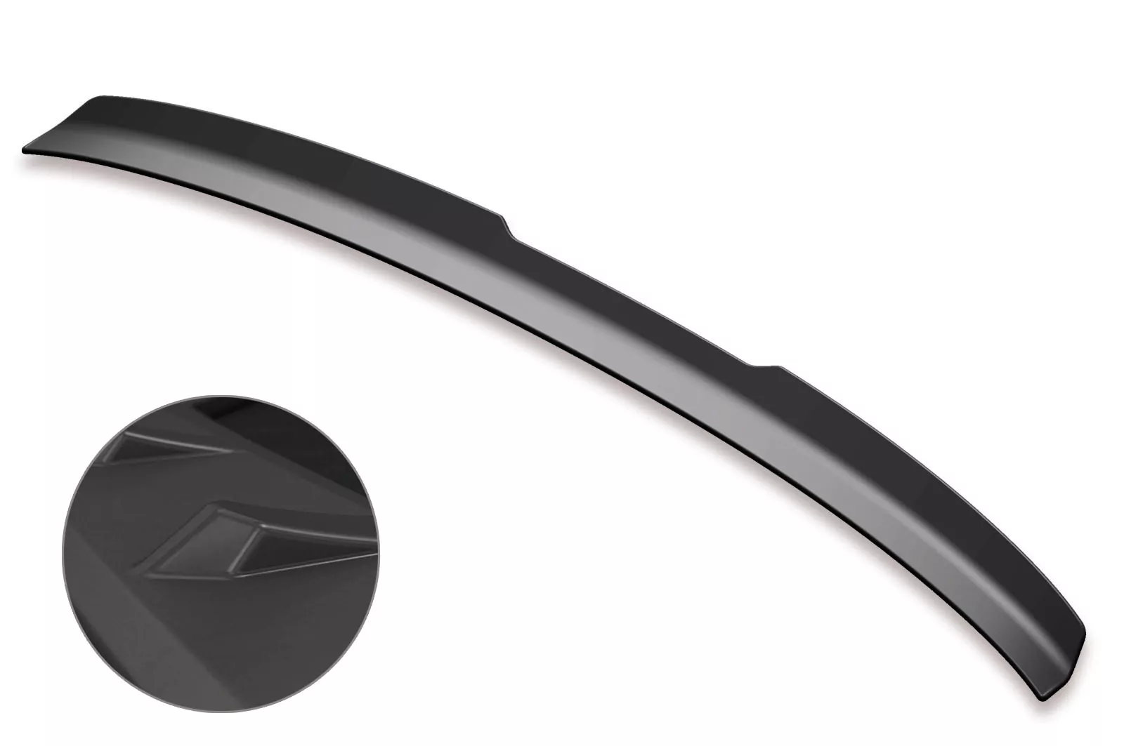 Heckflügel mit ABE für VW Polo V (6R, 6C) Lackierfreundlich (schwarz matt)