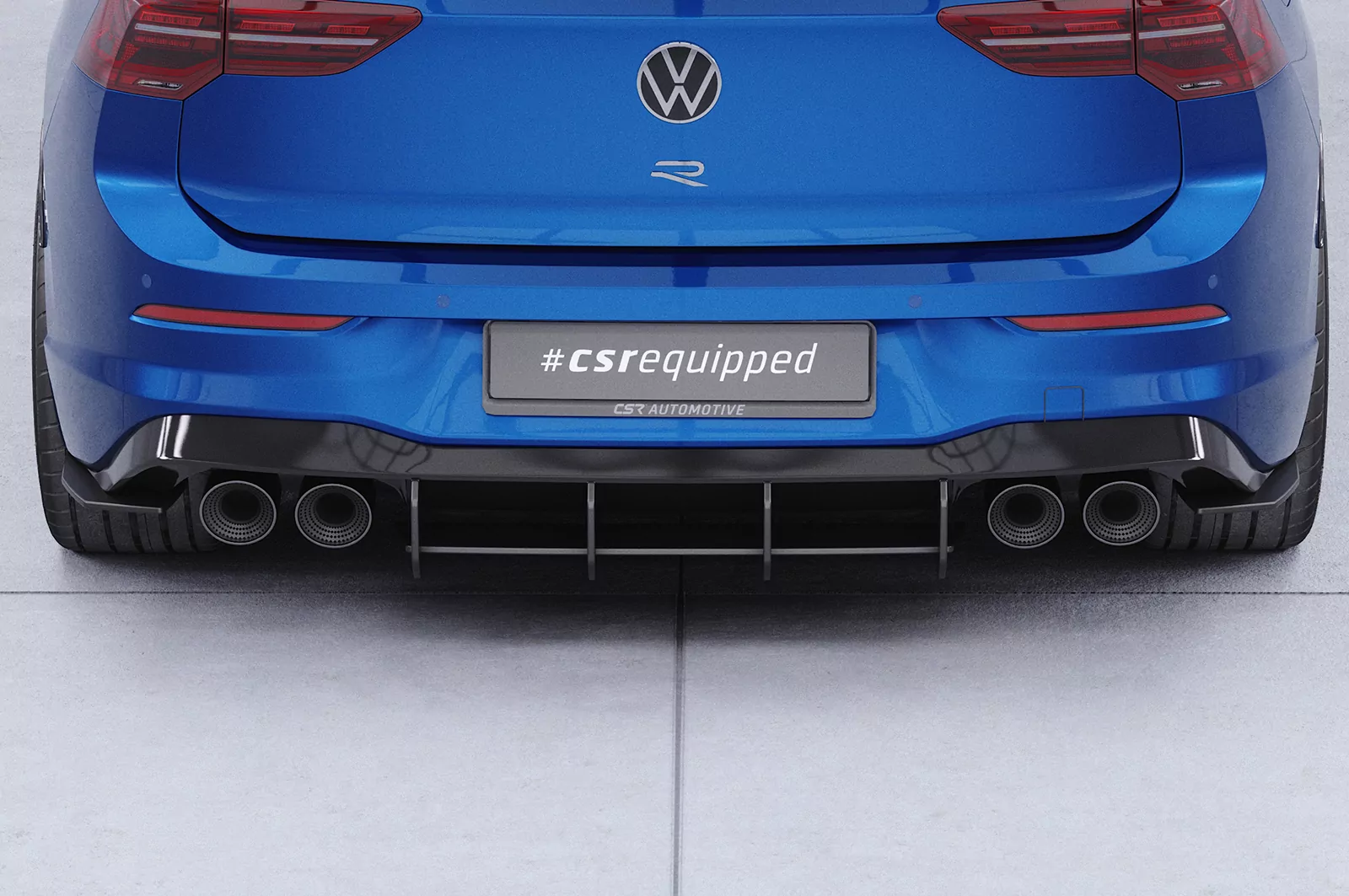Racing Diffusor / Heckansatz für VW Golf 8 (Typ CD) R HA315