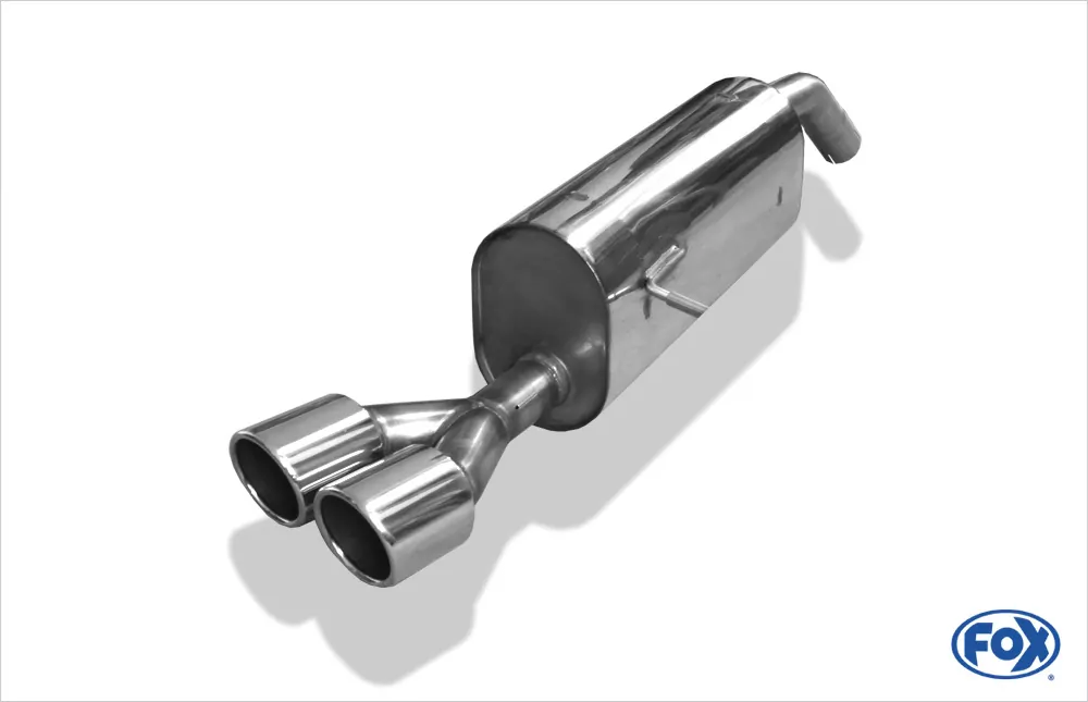 Peugeot 207 SW RC  Endschalldämpfer einseitig - 2x90 Typ 16