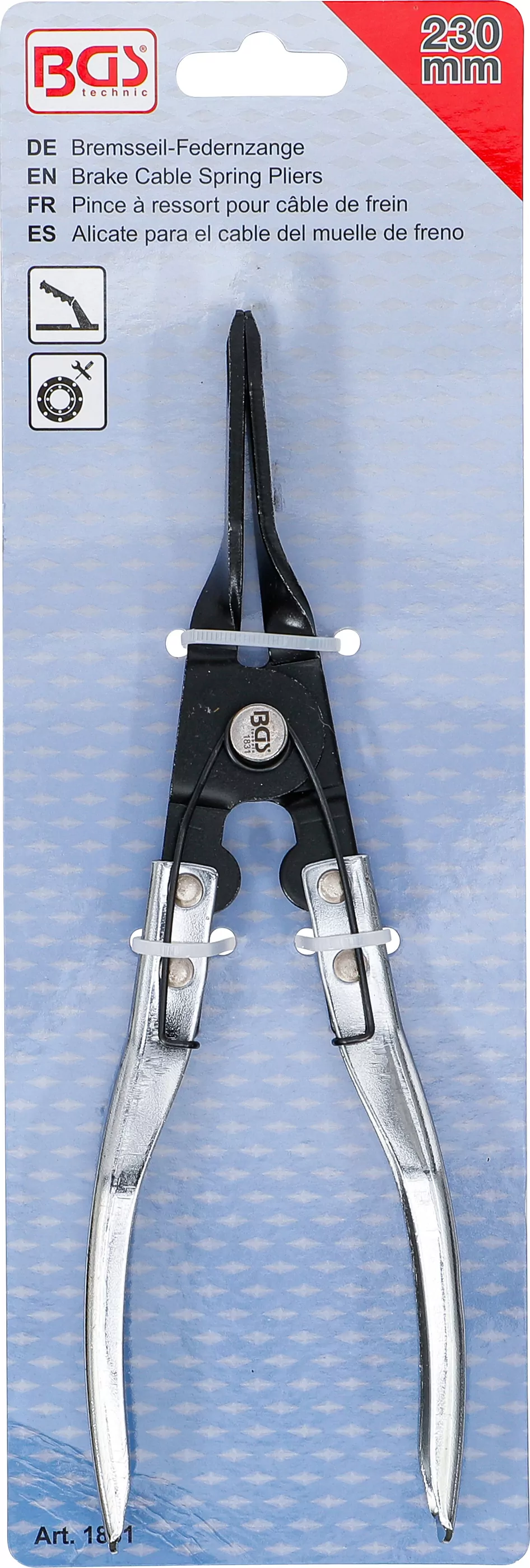 Bremsseil-Federnzange | 215 mm