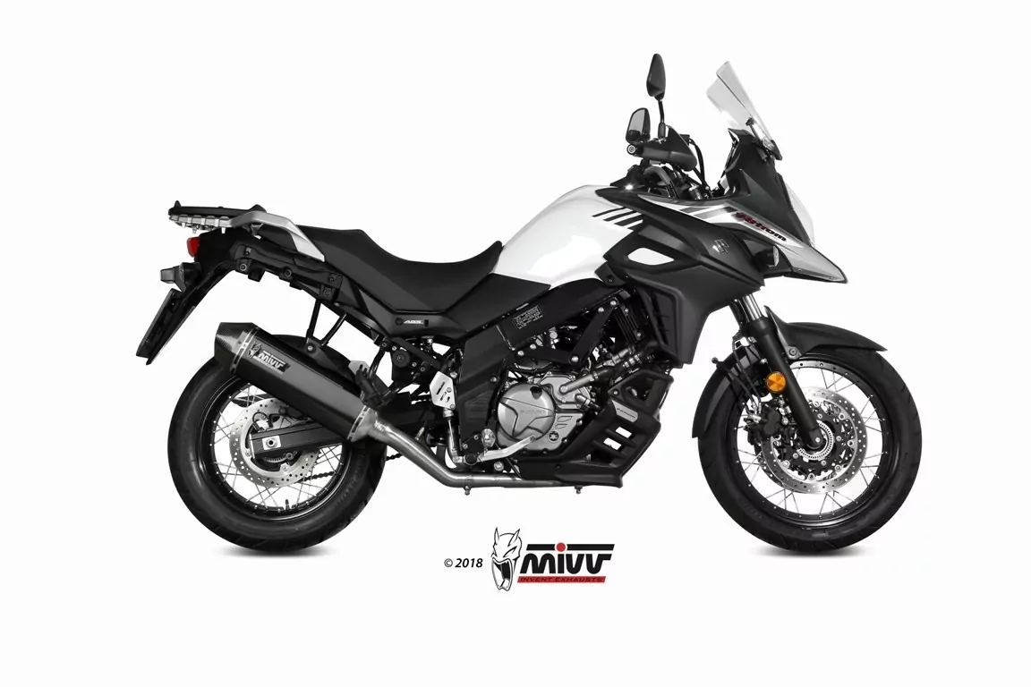 MIVV Speed Edge Black Steel SUZUKI DL V-STROM 650 2017 >