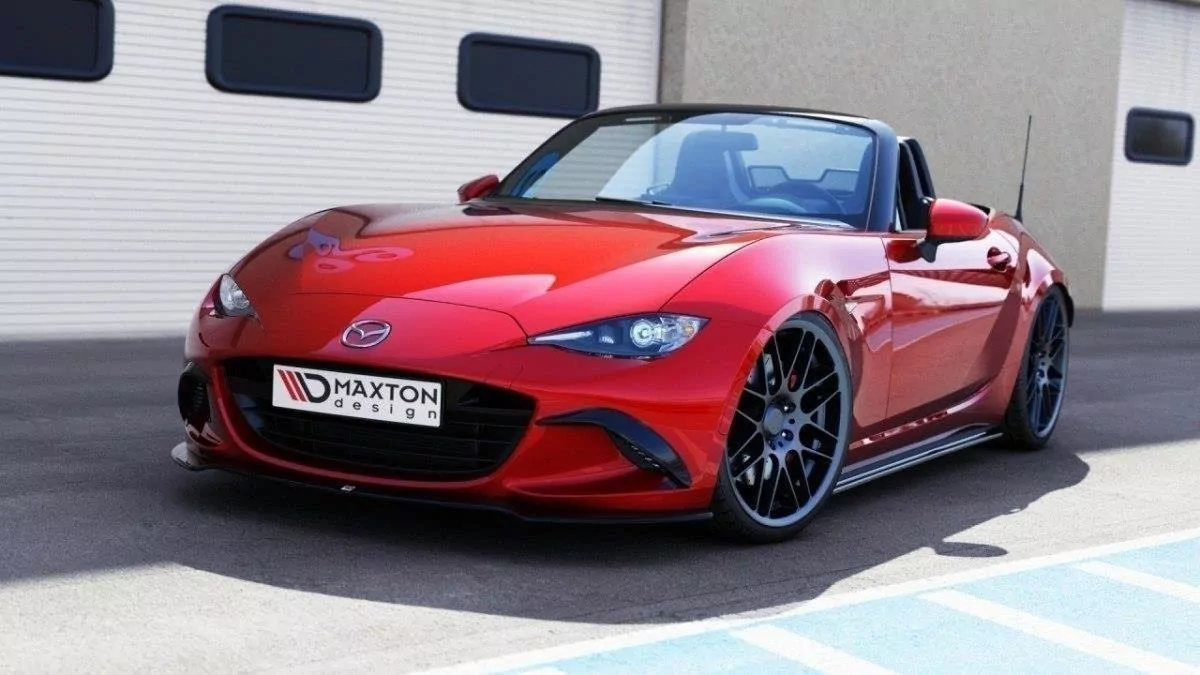 Nebelleuchten Abdeckung Passend Für Mazda MX-5 IV Schwarz Hochglanz Schwarz Hochglanz