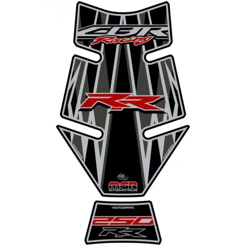 Honda CBR 250 RR Motografix 3D Gel Tank Pad Protector TH027KGR