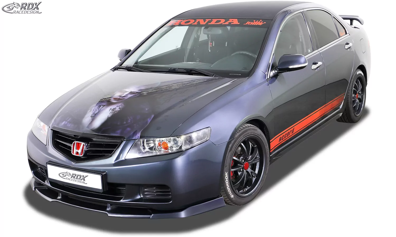 RDX Frontspoiler VARIO-X für HONDA Accord 7 2002-2006 Limousine & Tourer Frontlippe Front Ansatz Vorne Spoilerlippe