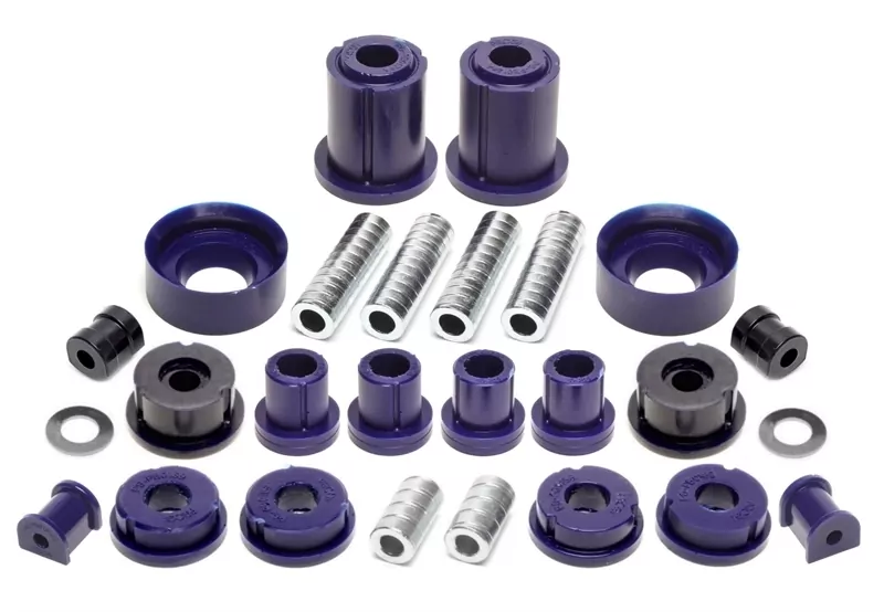 TA Technix PU-Buchsen Kit 32-teilig / Vorderachse+Hinterachse / Vorderachse mit Ø 25mm Stabi / Hinterachse mit Ø 18mm Stabi / passend für BMW 3er Serie E36 Compact