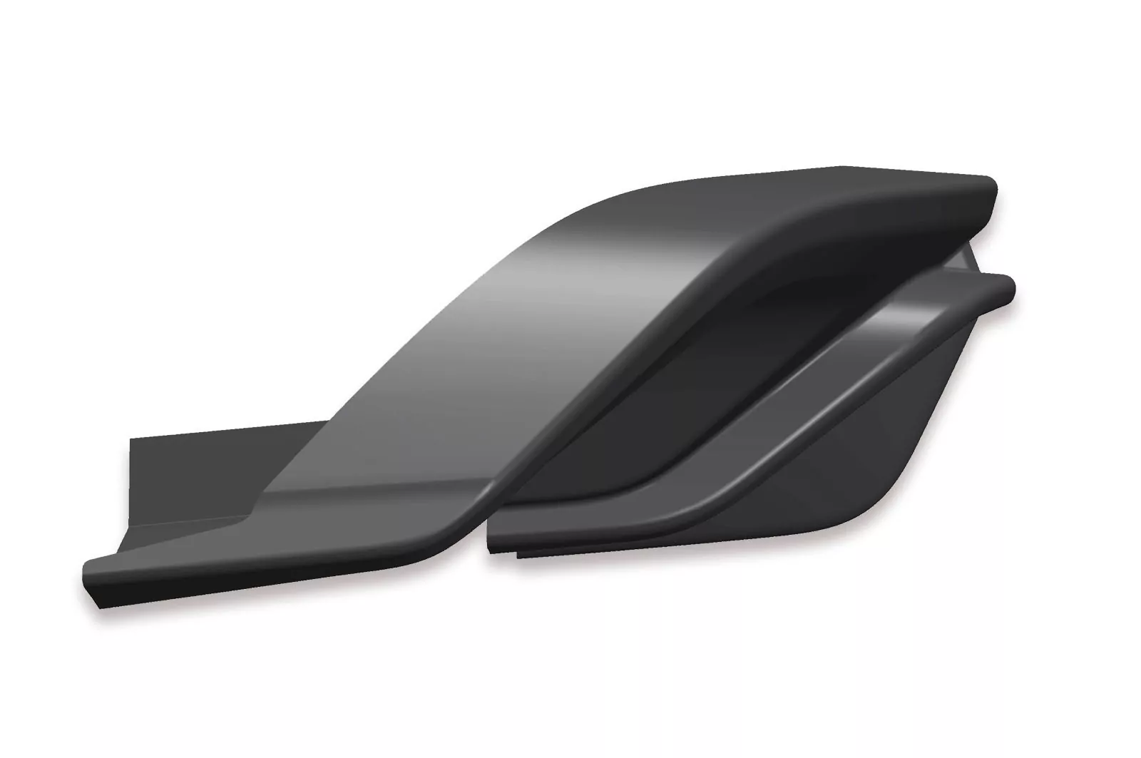 Heckansatz für VW Golf 7 R / R-Line Lackierfreundlich (schwarz matt)