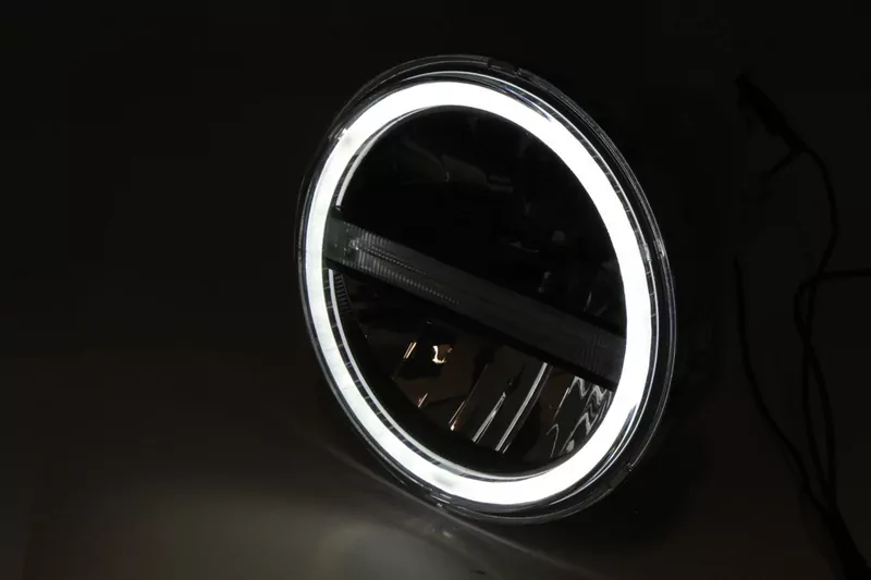 HIGHSIDER LED Hauptscheinwerfereinsatz TYP 6 mit TFL, rund, 5 3/4 Zoll E-geprüft