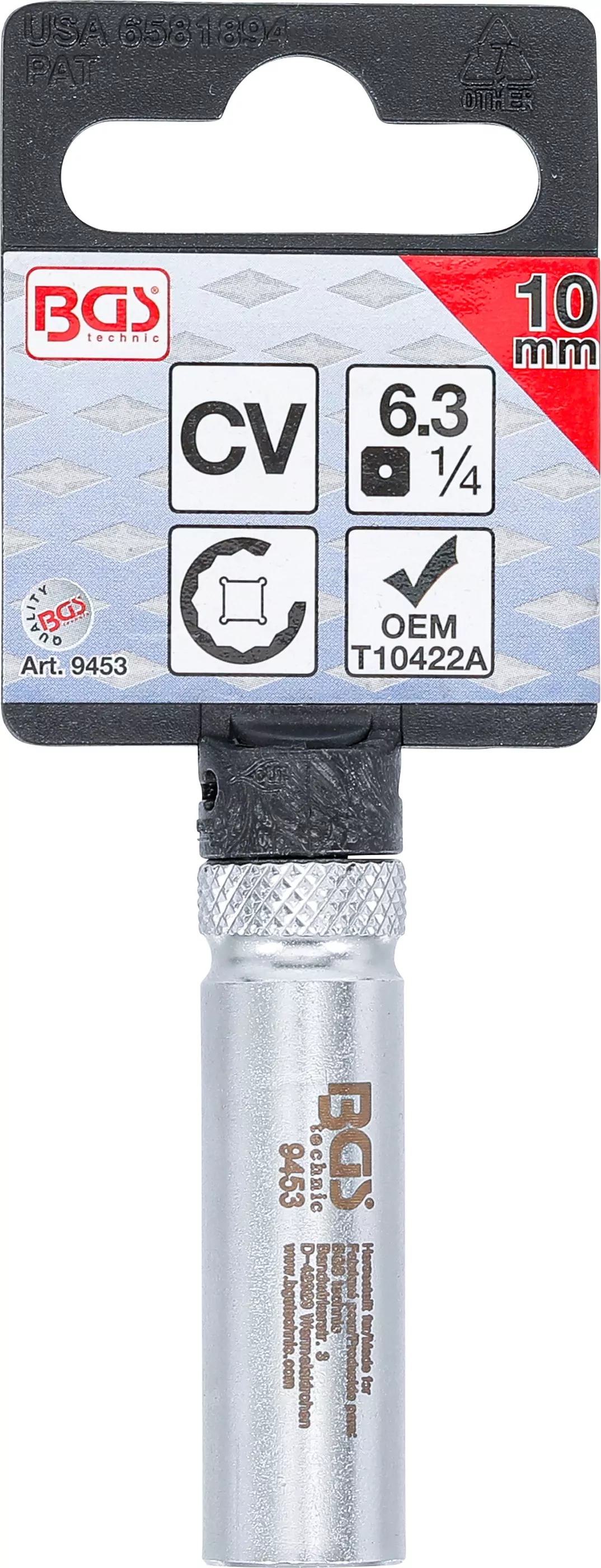 Steckschlüssel für Unterdruckversteller am VAG Turbolader | SW 10 mm