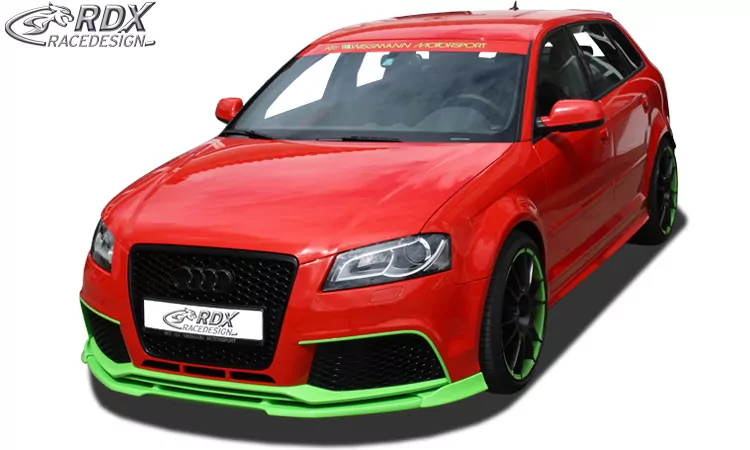 RDX Frontspoiler VARIO-X für AUDI RS3 2011+ (3türig + Sportback) Frontlippe Front Ansatz Vorne Spoilerlippe