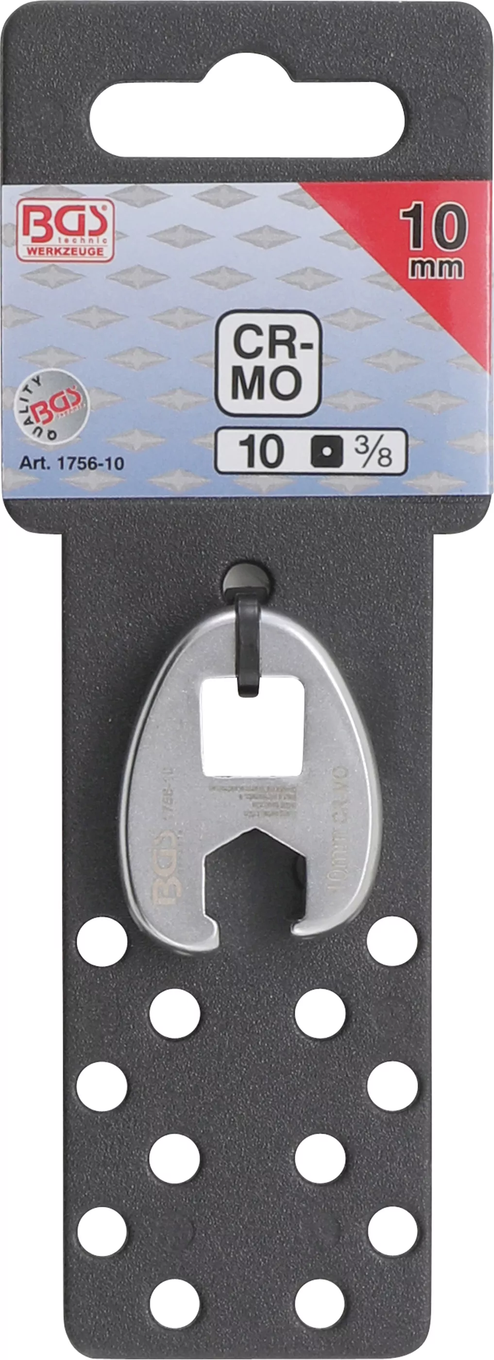 Hahnenfußschlüssel | Antrieb Innenvierkant 10 mm (3/8") | SW 10 mm