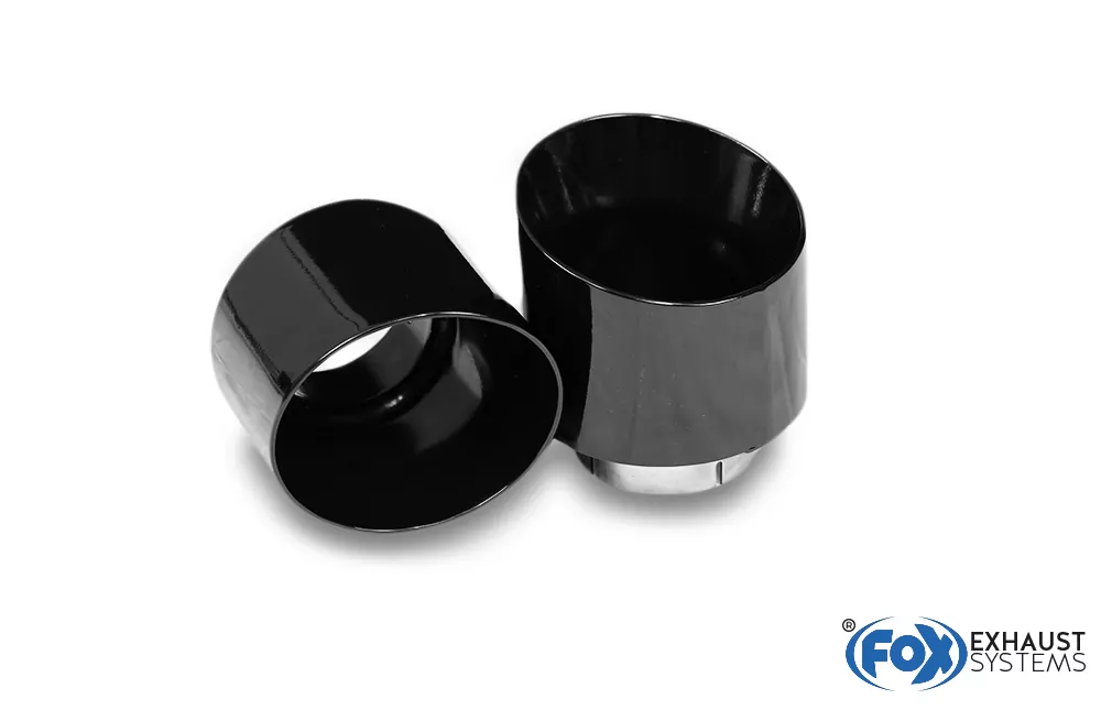 Hyundai i30N Performance + Fastback Endrohre passend auf den originalen Endschalldämpfer - 1x114 Typ 25 rechts/links schwarz glänzend