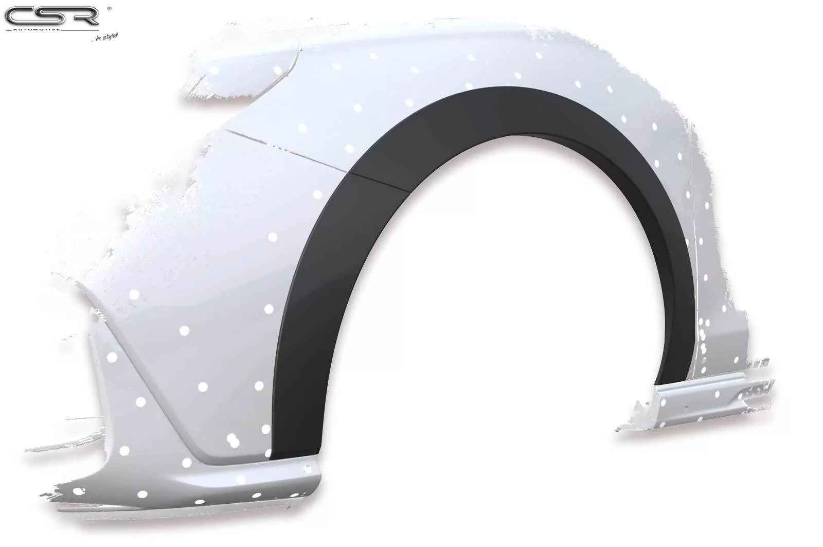 Kotflügelverbreiterung vorne für Hyundai I30 N VB025