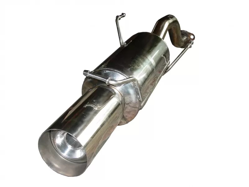 Ulter Sportauspuff für Honda Civic VI SEDAN 1996-2001 1 Endrohr rund Ø100