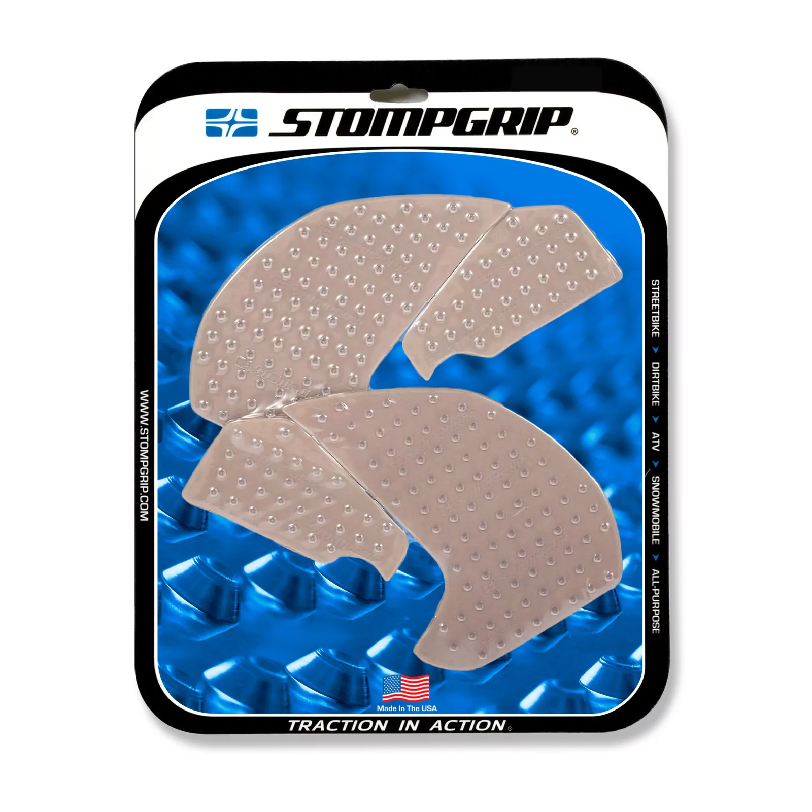 Stompgrip Traction Pad Volcano für Yamaha MT-07 18-20 Klar