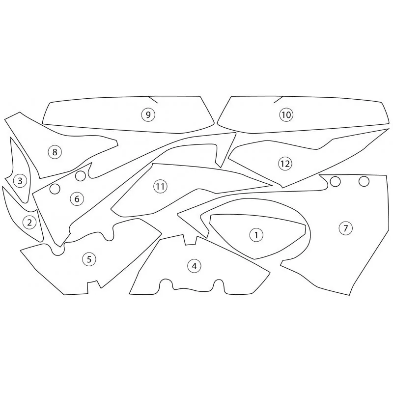 R&G Steinschlagschutz Second Skin für BMW S 1000 RR 2015-2018