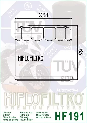 Hiflo Ölfilter Hf191