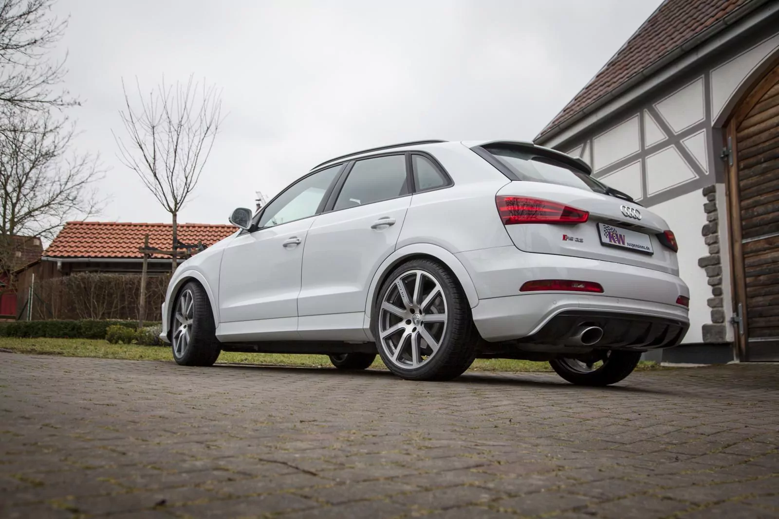 KW Gewindefahrwerk V1 inox (inkl. Stilllegung f. elektr. Dämpfer) AUDI Q3 (8U) 8UB, 8UG Allrad 06/2011-10/2018