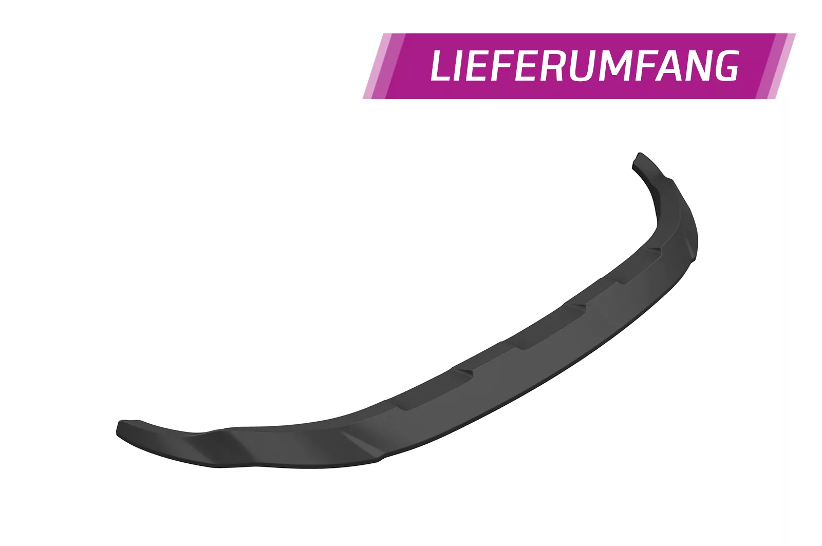 Cup-Spoilerlippe mit ABE für Ford Kuga 2 CSL507 Schwarz Strukturiert