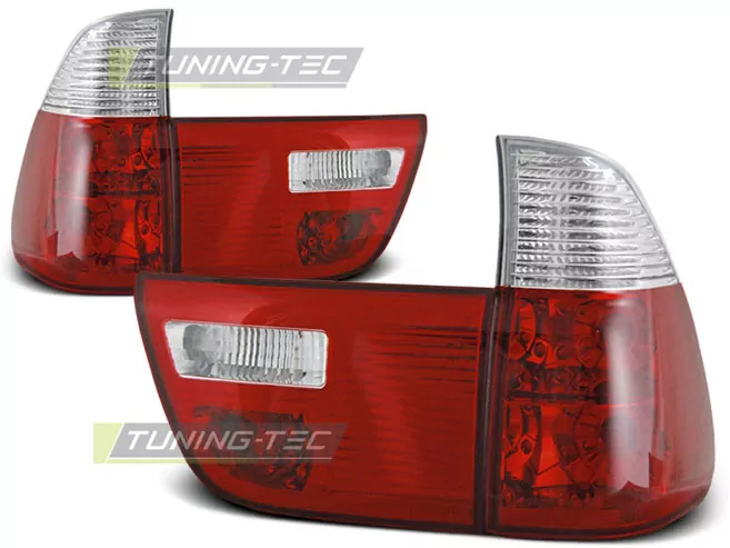 Tail Lights Red White Fits Bmw X5 E53 09.99-06