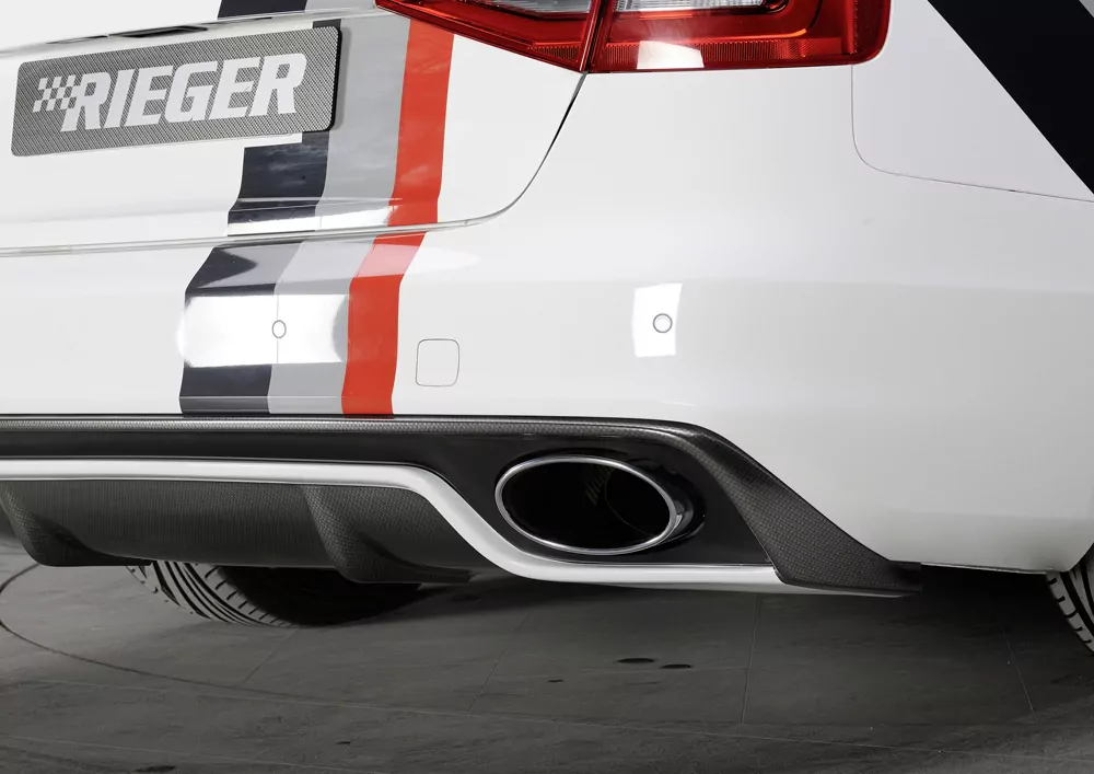 Endrohrblende rechts, chrom, 185x120mm oval für Audi A5 (B8/B81) Coupé 10.11-06.16 (ab Facelift)