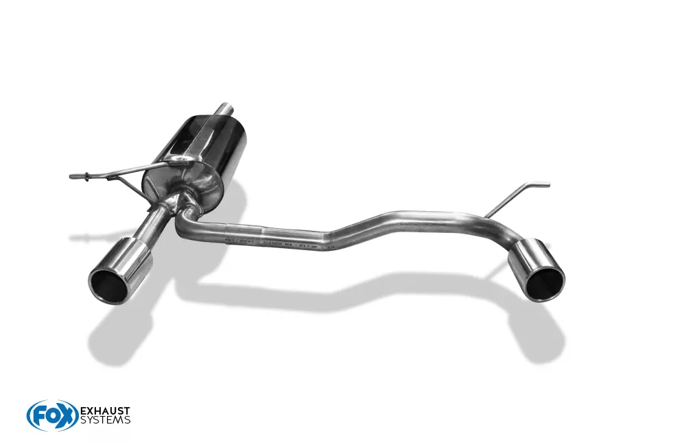 Dacia Duster 4x2 - Frontantrieb  Endschalldämpfer rechts/links - 1x90 Typ 12 rechts/links