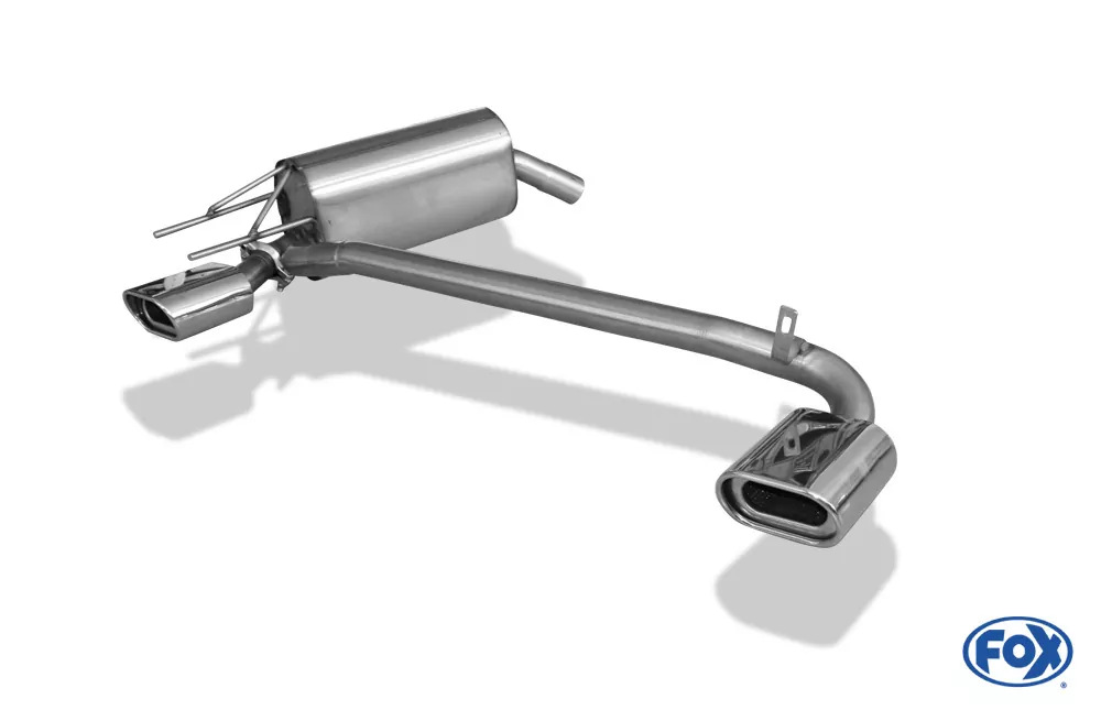 Opel Calibra A  Endschalldämpfer Ausgang rechts/links - 135x80 Typ 53 rechts/links