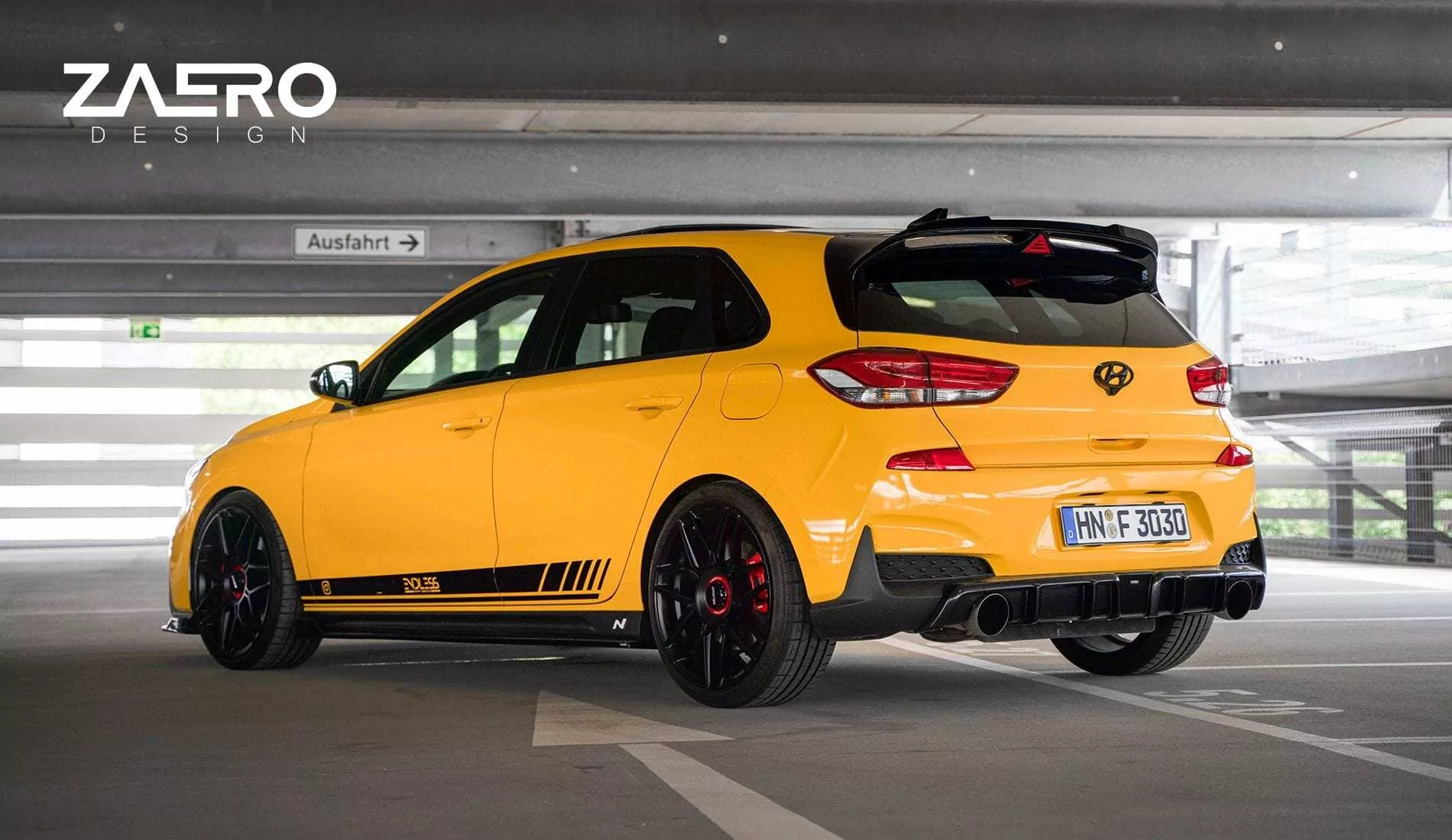 EVO-1 Heckspoiler für Hyundai I30N Hatchback