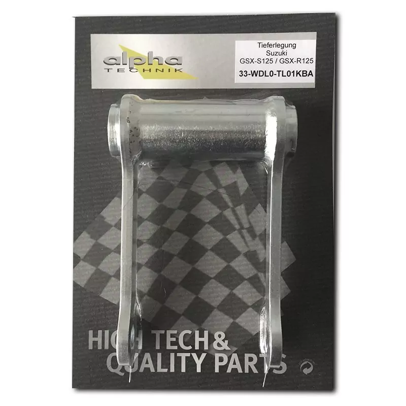 alpha Technik Tieferlegungssatz 30mm für Suzuki GSX-R125 GSX-S125 Typ WDL0 Modelljahr 2017-
