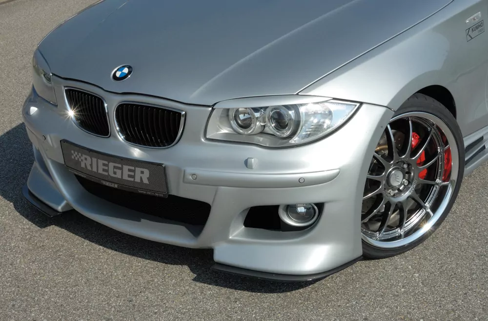 Rieger Spoilerschwert für BMW 1er E87  (187 / 1K2/1K4) | Lim. 09.04-03.07 (bis Facelift) für Spoilerstoßstange 35014/15/16/ 35009