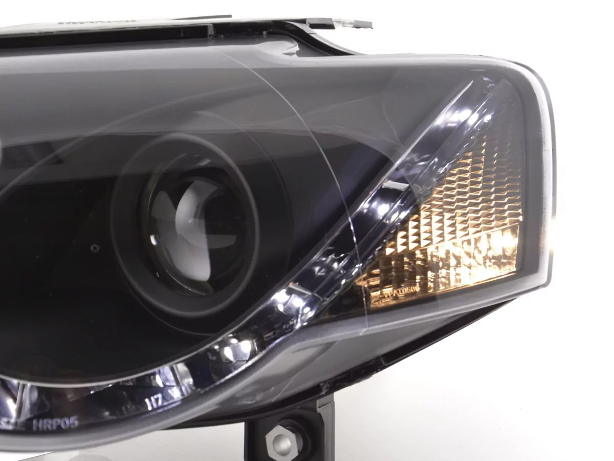Scheinwerfer Set Daylight LED TFL-Optik VW Passat Typ 3C Bj. 05- schwarz für Rechtslenker