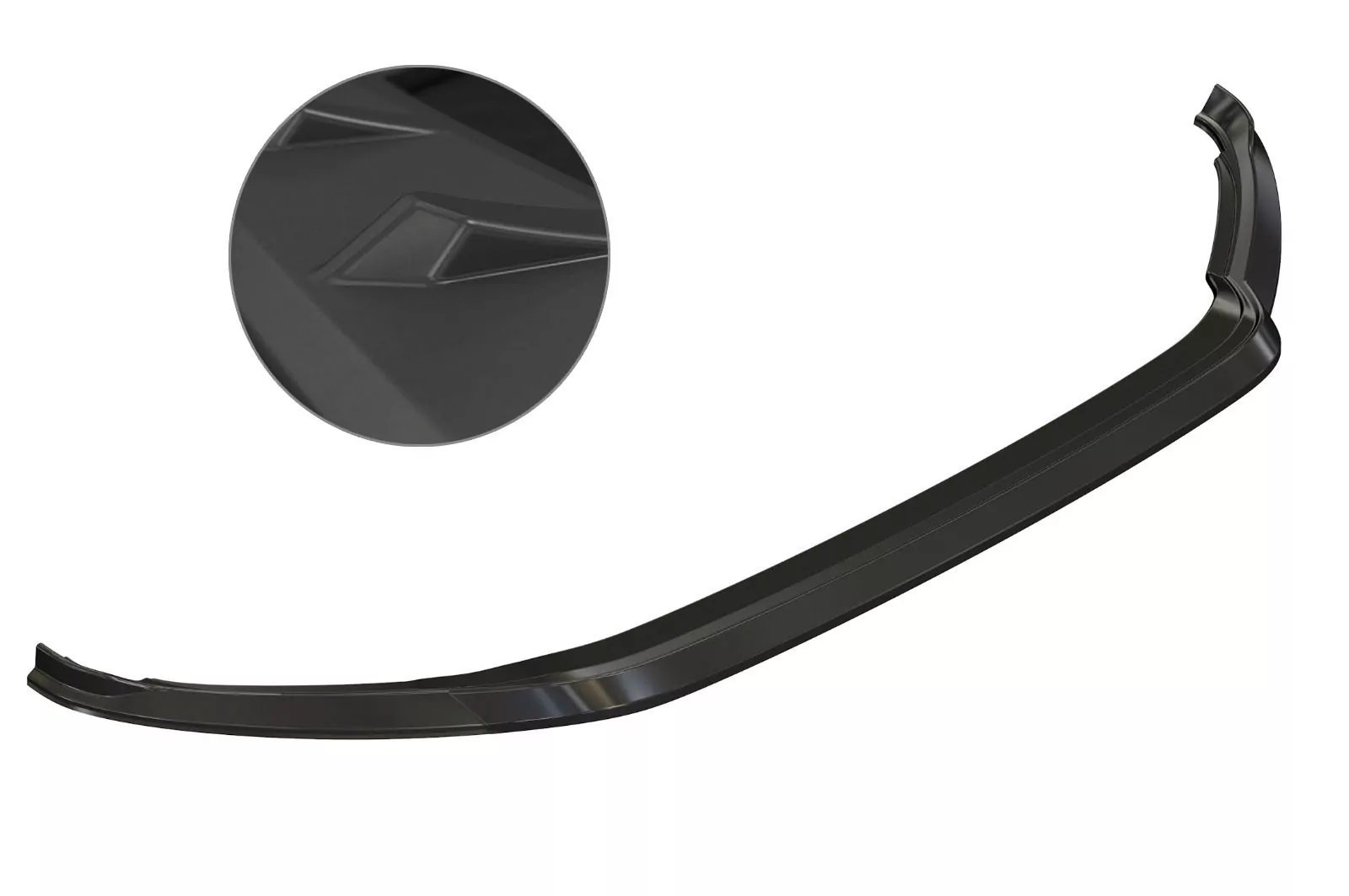 Cup-Spoilerlippe mit ABE für VW Passat B8 Typ 3G Lackierfreundlich (schwarz matt)