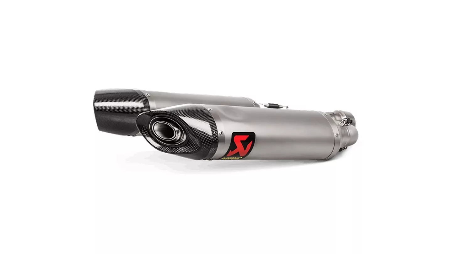 Akrapovic Slip-On Line (Titanium) Endschalldämpfer für Aprilia SHIVER 900 2017-2020