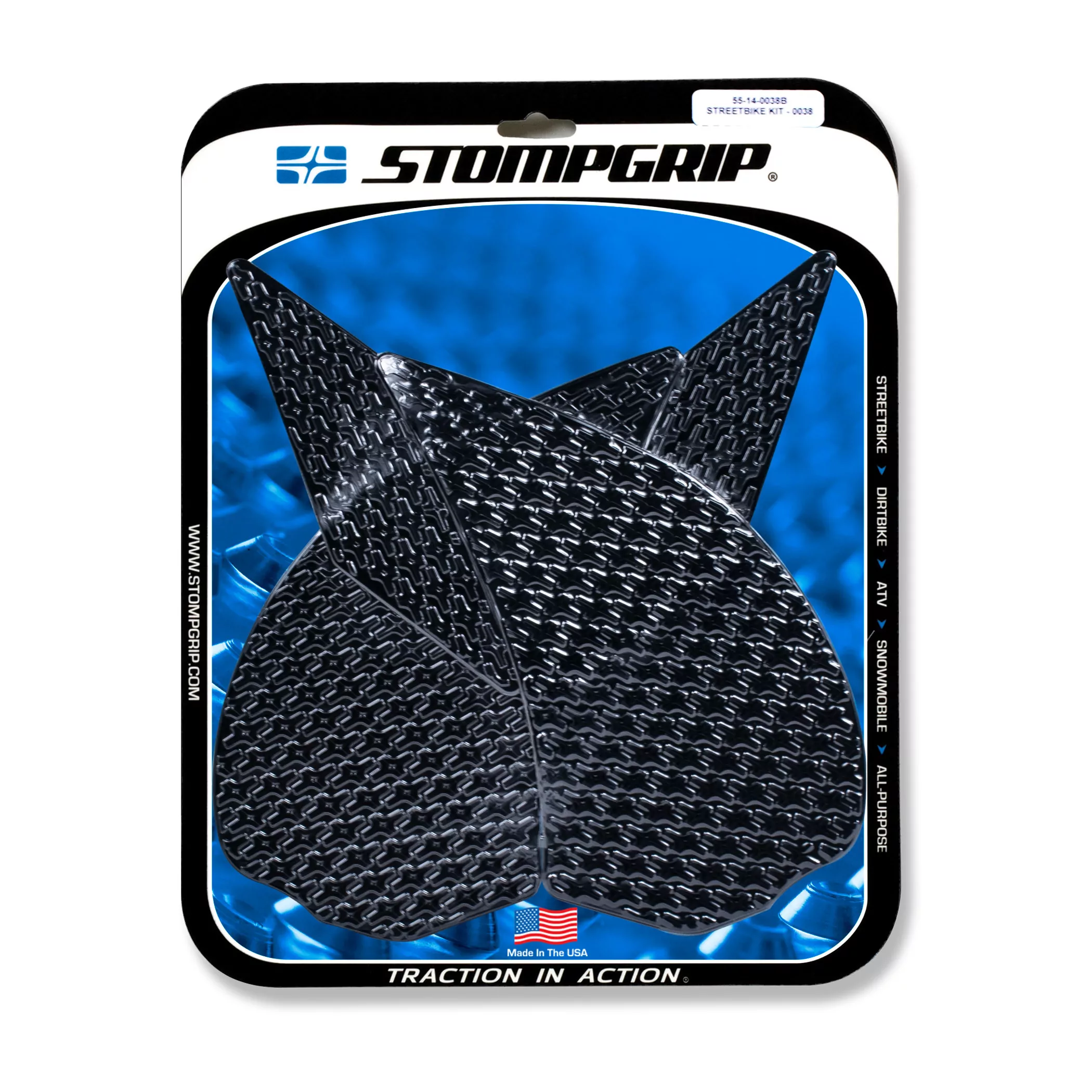 Stompgrip Traction Pad Icon für Kawasaki Z1000 / ABS 10-16 Schwarz