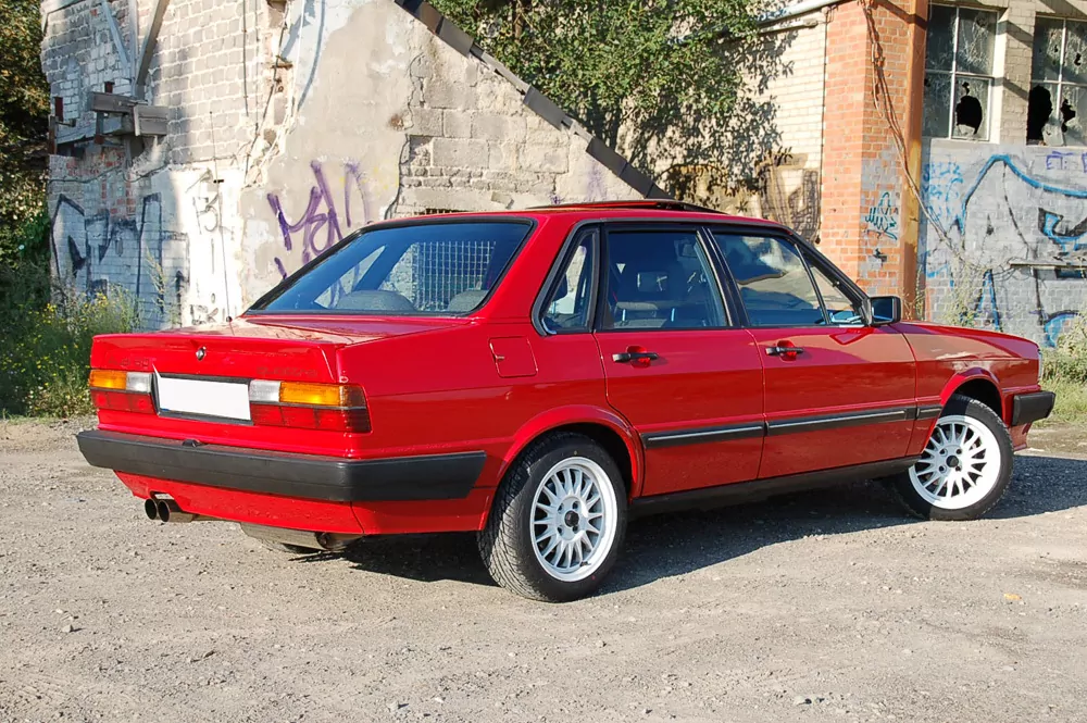 Audi 80/90 Typ 85 quattro Facelift  Endschalldämpfer - 2x76 Typ 14