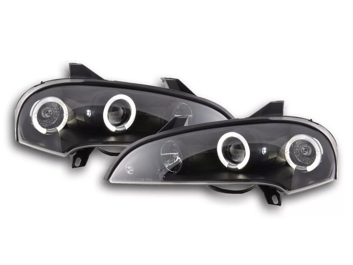 Scheinwerfer Set Opel Tigra Bj. 95-03 schwarz