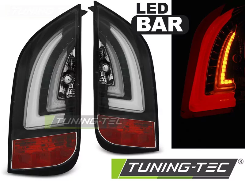 Led Bar Tail Lights Black Fits Vw Up! 3.11- / Skoda Citigo 12.11- 