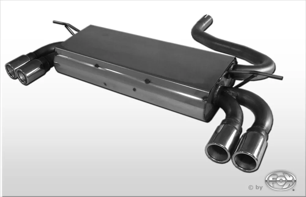 Mini One/ Cooper R50  Endschalldämpfer Ausgang rechts/links - 2x76 Typ 13 rechts/links