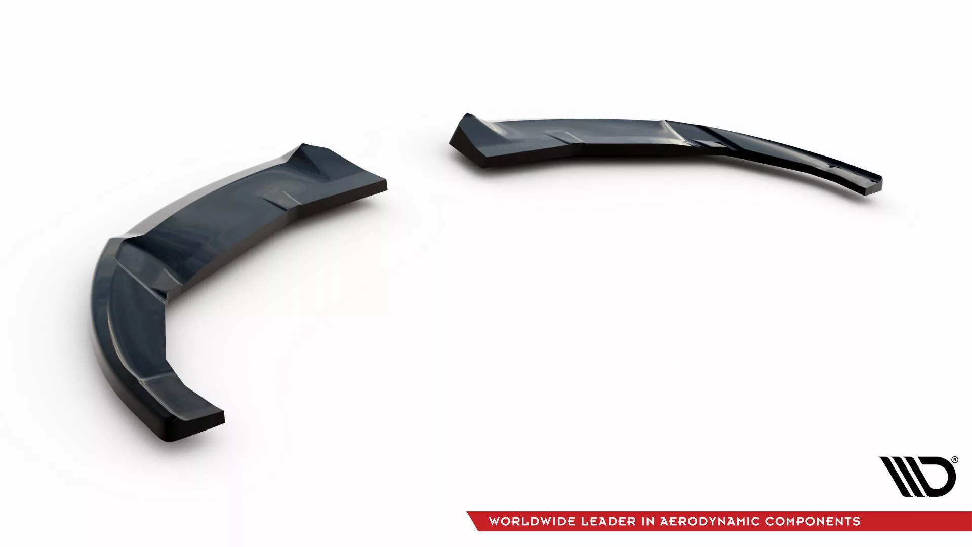 Heck Ansatz Flaps Diffusor Für Honda Civic Hatchback Mk9 Schwarz Hochglanz
