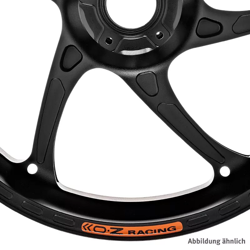 OZ Gass RS-A Aluminium Satz schwarz matt für Kawasaki Z H2 Modelljahr 2020-2021